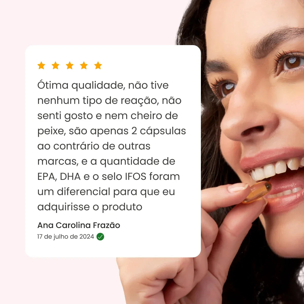 Ômega 3 TG 1000mg rico em EPA DHA com Vitamina E e selo IFOS